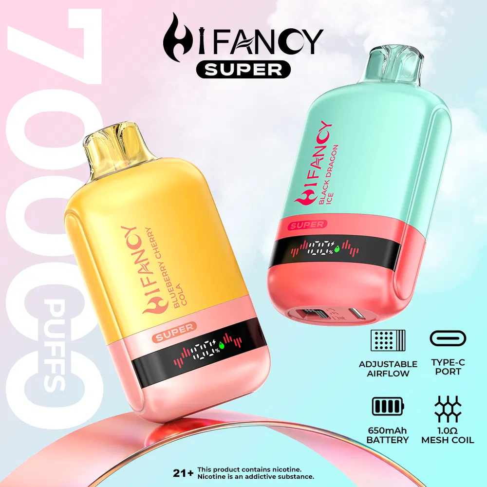 Hifancy Super 70000 Puff Vape s dobíjecím Vape EU Warehouse